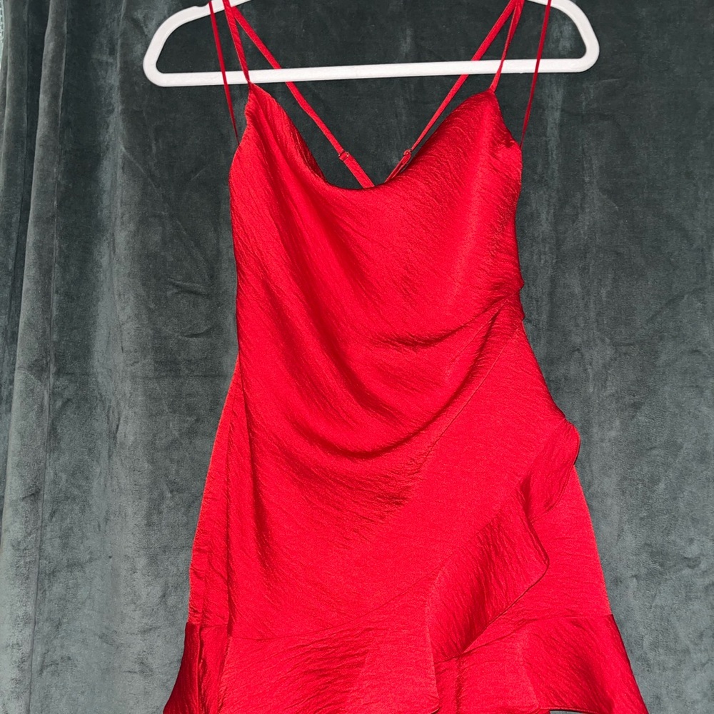 Victoria + Sophia Vibrant Red Dress